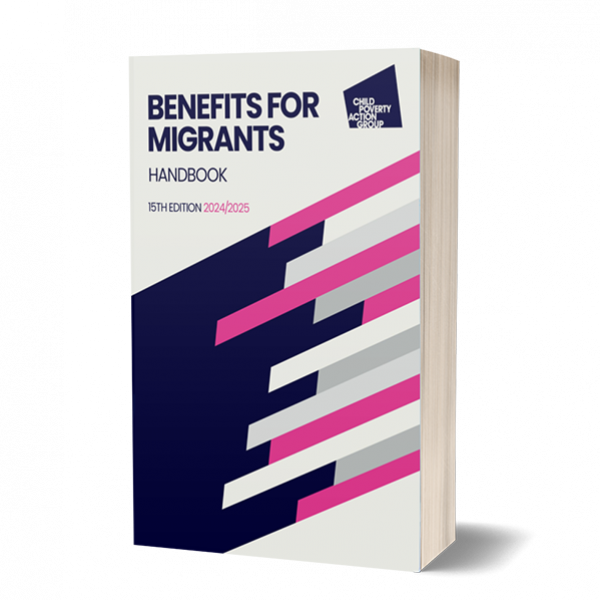 Front cover of Benefits for Migrants Handbook